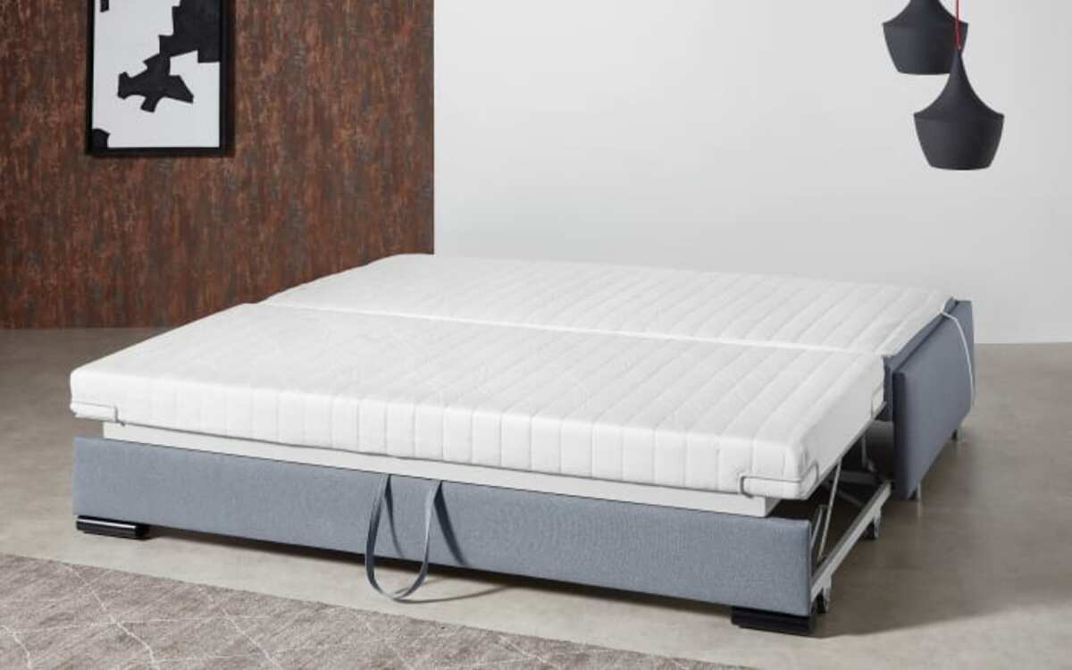 Bild 2 von Doppelliege Maxxi, rauchblau, 180 x 200 cm