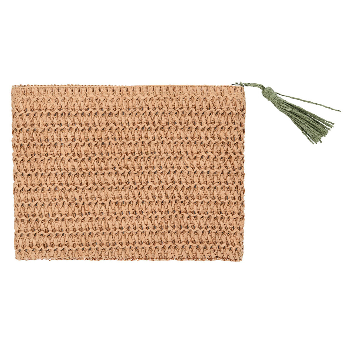 Bild 1 von Damen Kosmetiktasche aus Papier NATUR / OLIV