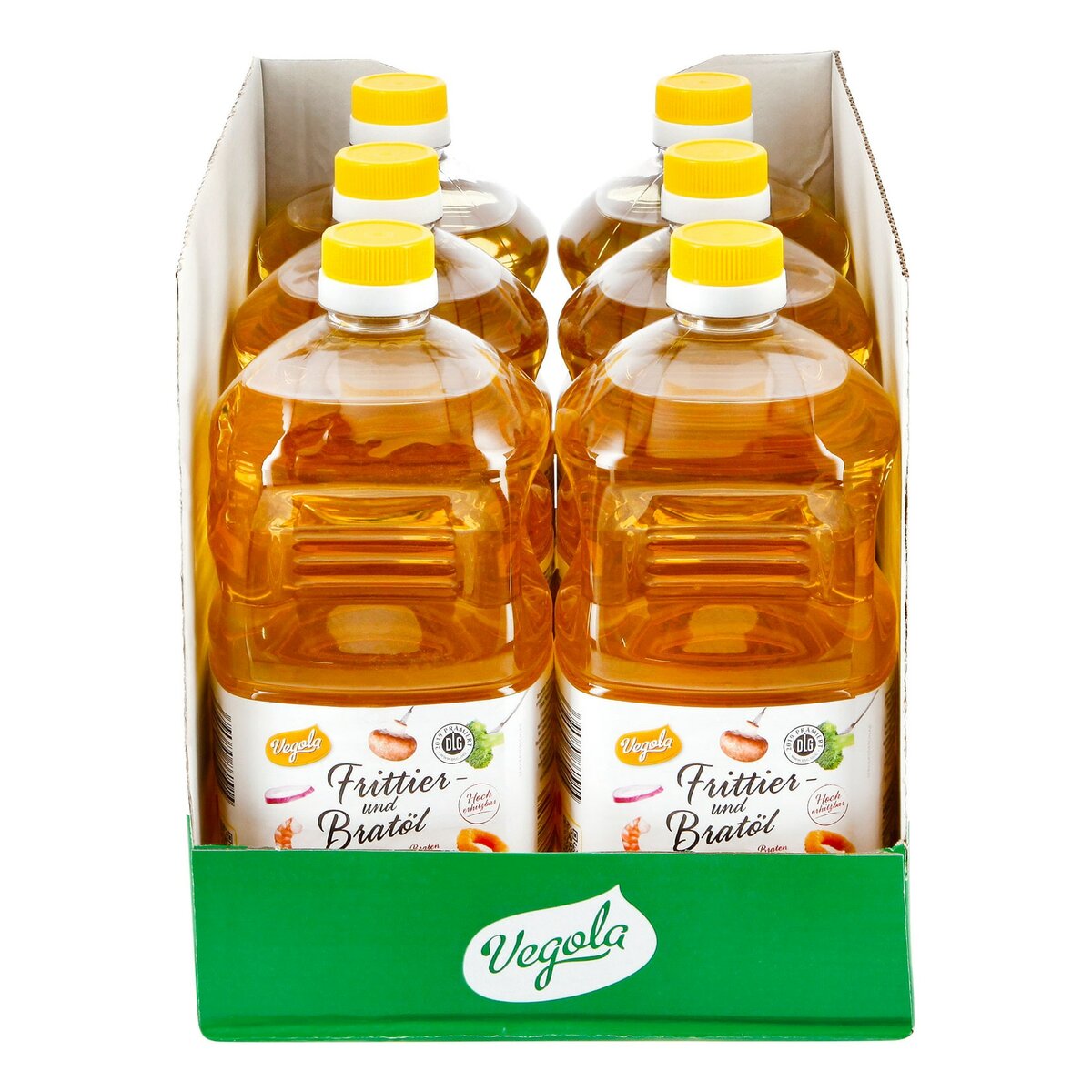 Bild 1 von Vegola Frittier- und Bratöl 2 Liter, 6er Pack