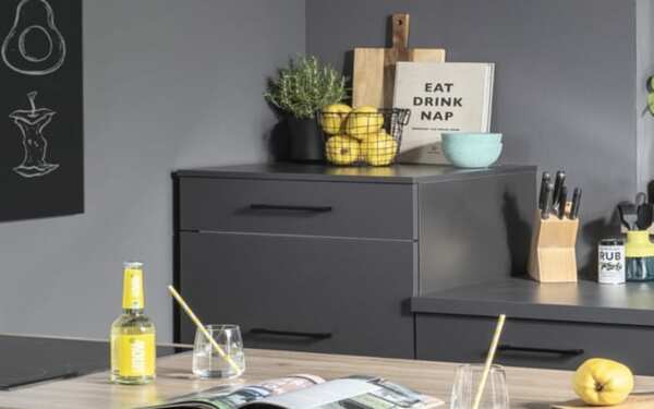 Bild 2 von Impuls - Einbauküche IP 3150/IP 2200, graphit, inkl. Elektrogeräte