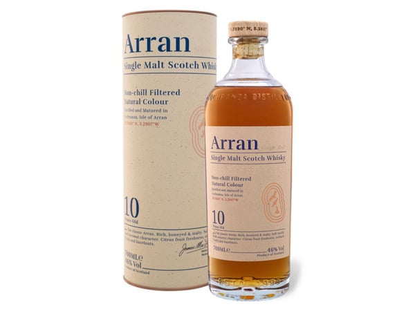 Bild 1 von The Arran Single Malt Scotch Whisky 10 Jahre 46% Vol