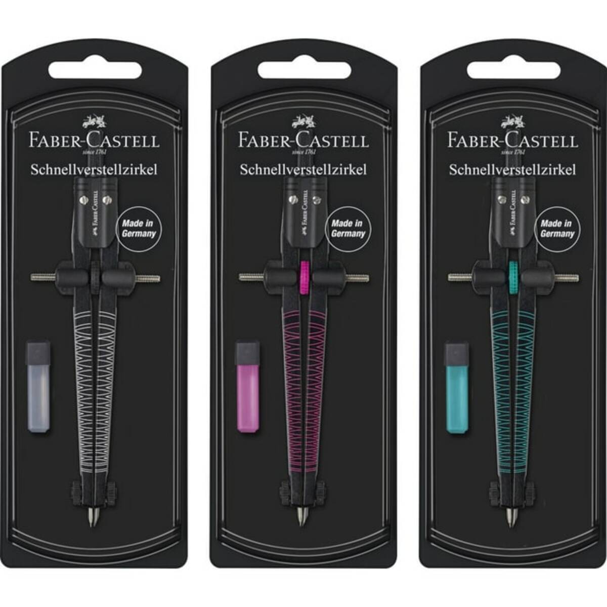 Bild 1 von Schnellverstellzirkel TWISTER - aus Metall - 1 Stück