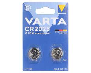 Batterie VARTA Knopfzelle 2er CR2025