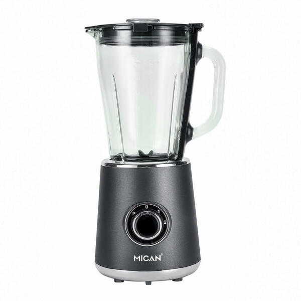 Bild 1 von Mican Standmixer , Bl9003-Gs , Dunkelgrau , Metall, Kunststoff, Glas , 1.5 L , poliert,lackiert, softmatt, Struktur,glänzend , abnehmbarer Mixbehälter, Ice-Crush-Funktion, Sicherheitsschloss, BPA-f