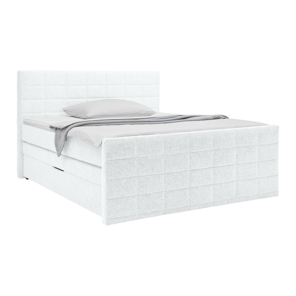 Bild 1 von Boxspringbett Damon Weiß ca. 180x200cm, Weiß