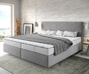 Bild 1 von Boxspringbett Dream-Well Mikrofaser Grau 200x200 cm Bonell-Matratze PU-Topper