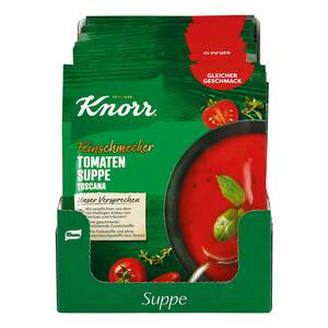 Knorr Feinschmecker Tomatensuppe Toscana ergibt 0,5 Liter, 18er Pack