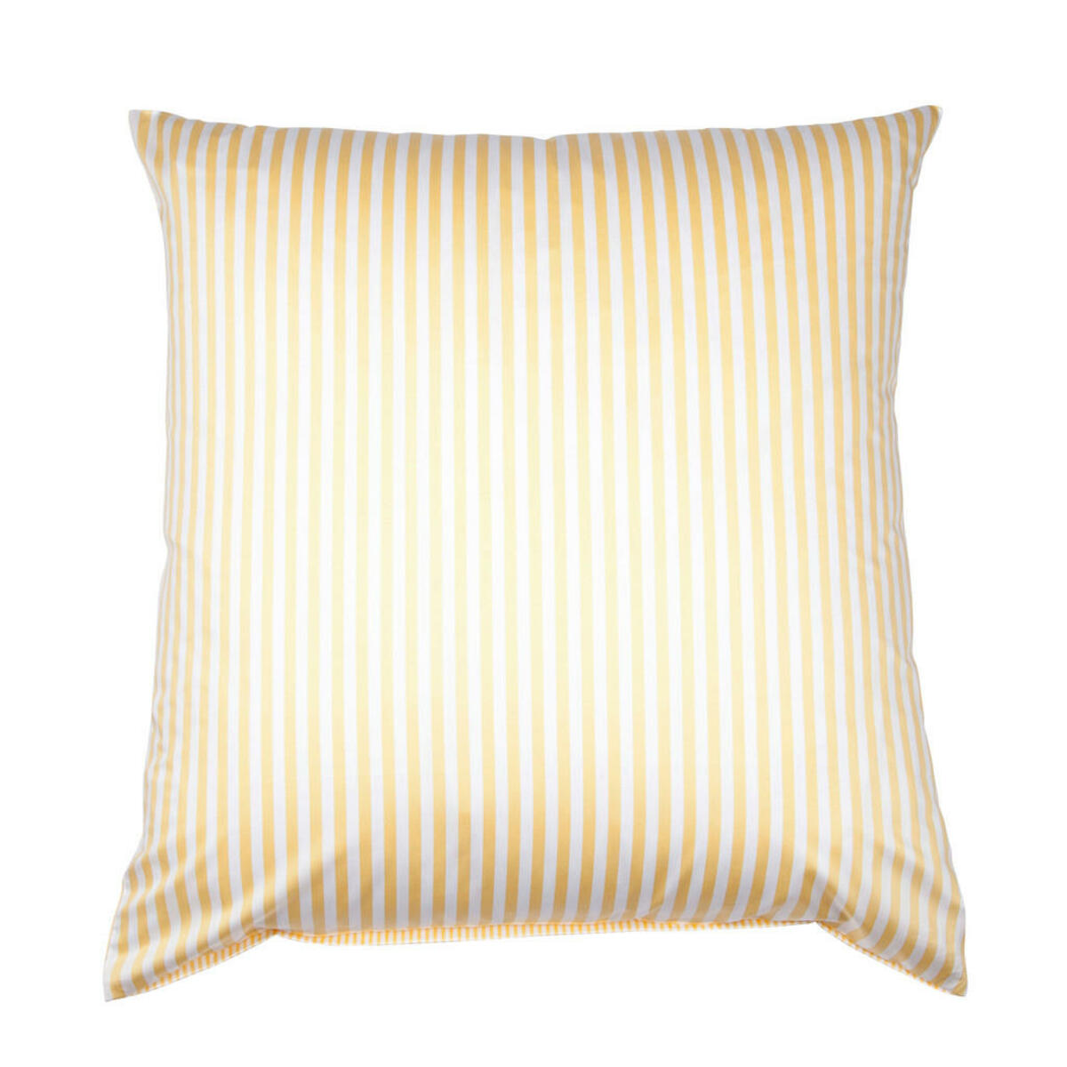 Bild 1 von Janine Kissenhülle Giorgio, Hellgelb, Textil, Streifen, 80x80 cm, Textiles Vertrauen - Oeko-Tex®, Wendekissen, Wohntextilien, Kissen, Kissenbezüge