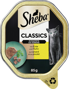 Sheba Classics mit Ente und Huhn in Pastete 85g