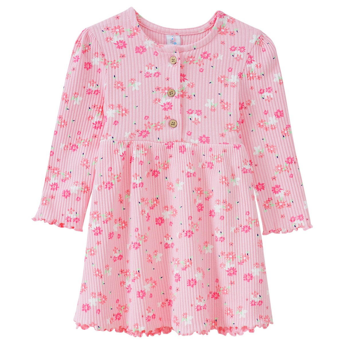 Bild 1 von Baby Kleid mit Blumen-Allover ROSA