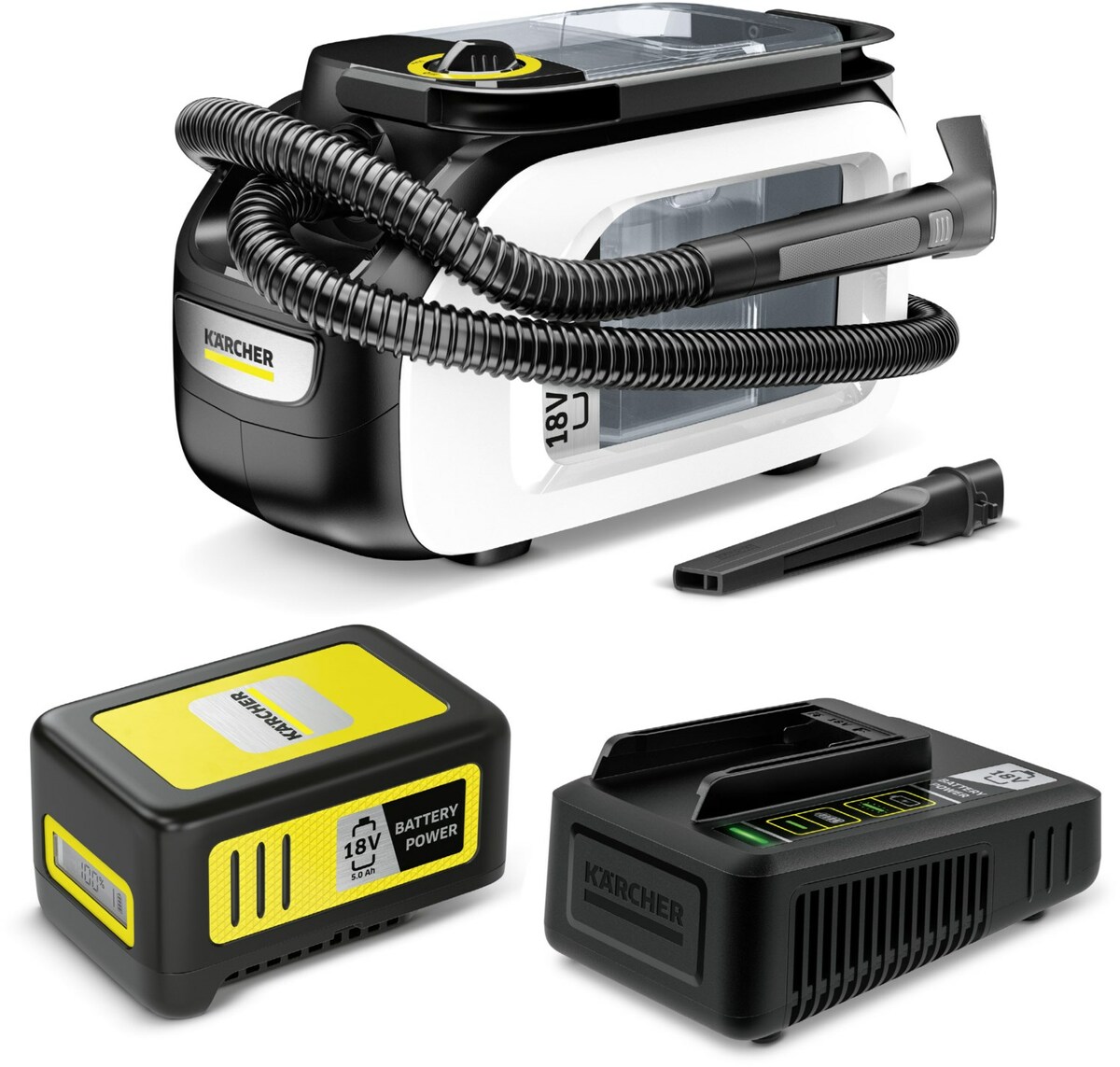 Bild 1 von SE 3-18 Compact Home Battery Set Nass-/Trockensauger + RM 519 (100 ml)