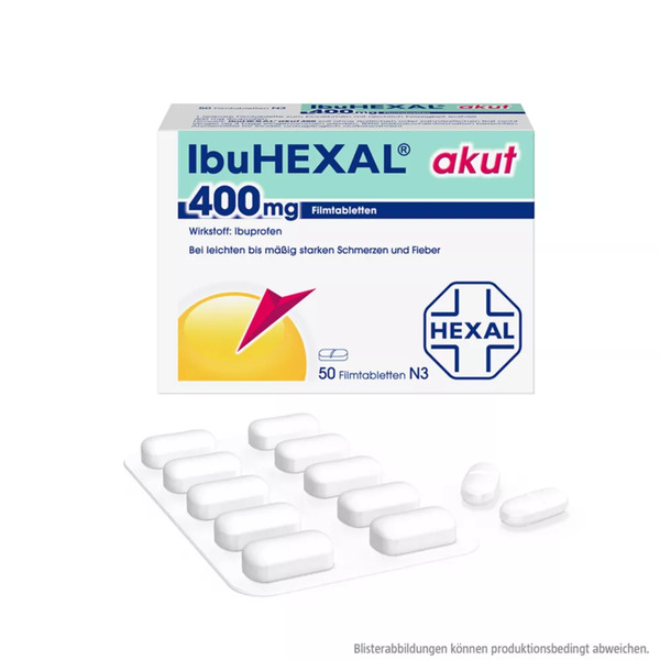 Bild 1 von IbuHEXAL  akut 400 mg 50 St