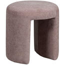 Bild 1 von Carryhome Hocker, Rosa, Textil, oval, 45x47x45 cm, Wohnzimmer, Hocker, Sitzhocker