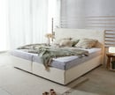 Bild 1 von Boxspringbett Dream-Well Plüsch-Cord Beige 200x200 cm Bonell-Matratze PU-Topper