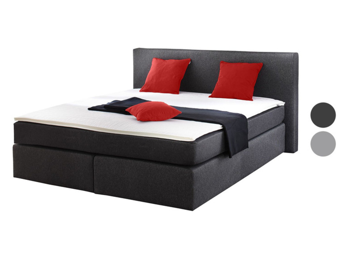 Bild 1 von SUN GARDEN Boxspringbett »DARWIN«, Komfortschaum-Topper, Federkernmatratze und Kopfteil