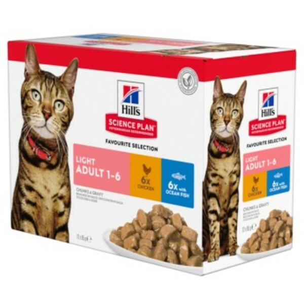 Bild 1 von Hill's SCIENCE PLAN Light Adult Multipack Huhn 12x85 g