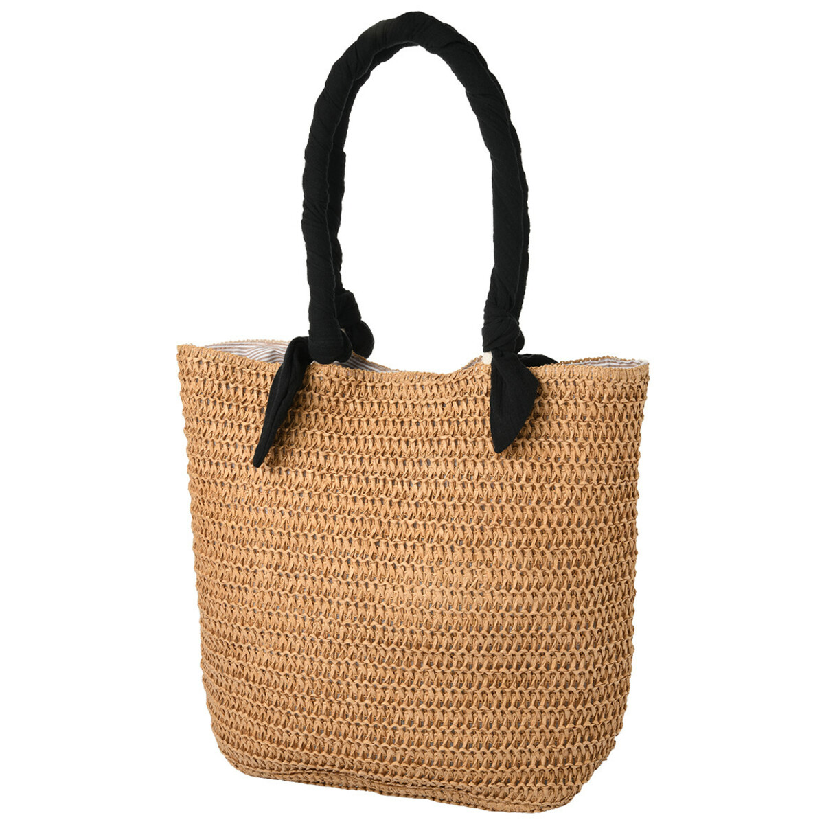 Bild 1 von Damen Shopper mit Musselingriff NATUR / SCHWARZ