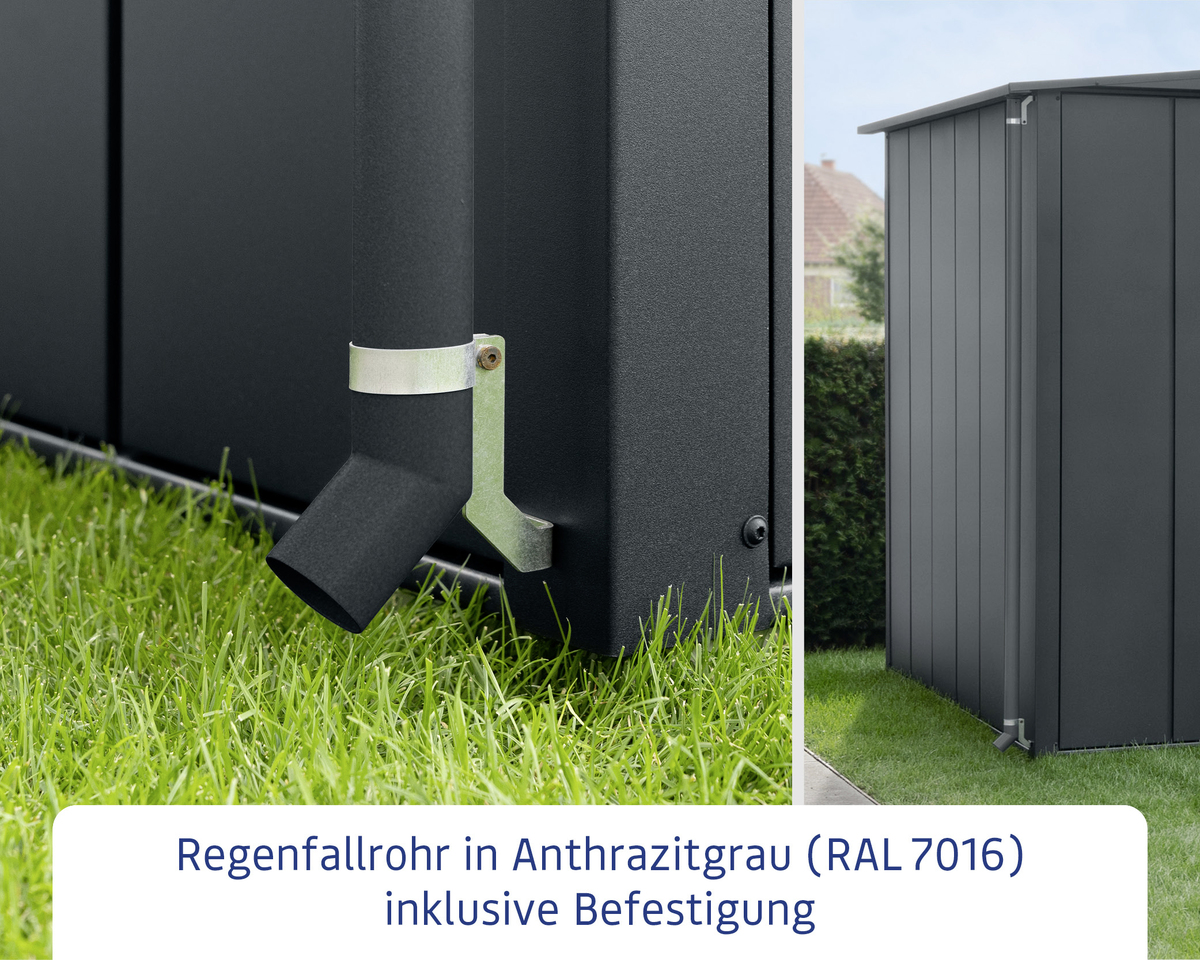 Bild 1 von EcoStar Regenfallrohr RAL7016 (Anthrazitgrau)