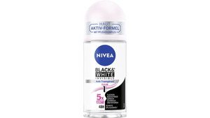 NIVEA Deo Roll-On Invisible for Black & White Clear Anti-Transpirant