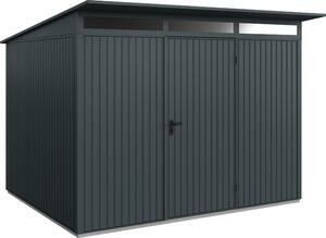 EcoStar Gerätehaus Trend-P Typ 3 anthrazitgrau 312,7 x 283,4 x 232,3 cm