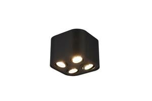 Deckenleuchte Cookie in Schwarz max. 35 Watt Deckenlampe, Schwarz