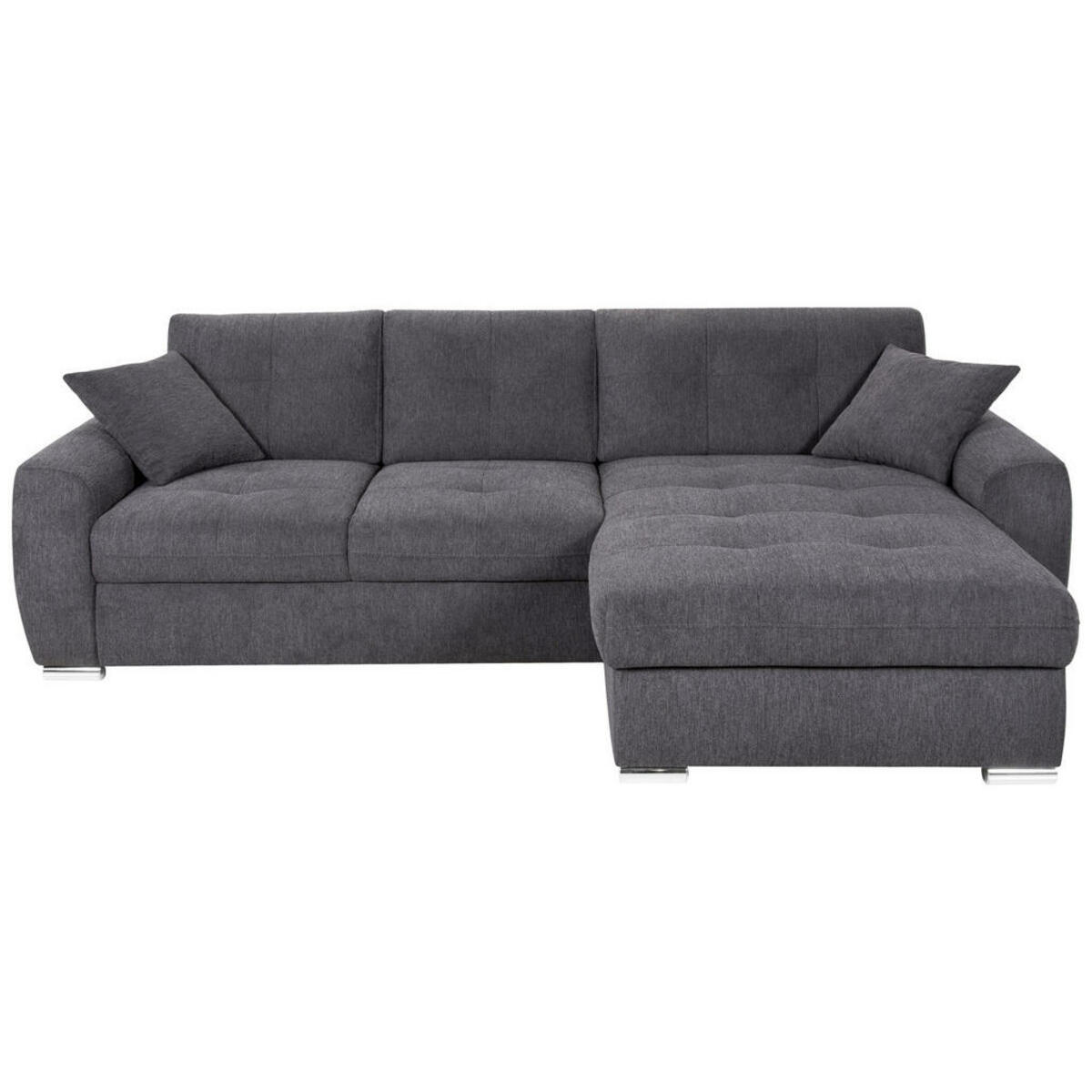 Bild 1 von Hom`in Wohnlandschaft anthrazit mikrofaser , Tanika   -Hom In- , Textil , 4-Sitzer , Mikrofaser , Stoffauswahl, Liegefunktion, Schlafen auf Sitzhöhe , 000647009901