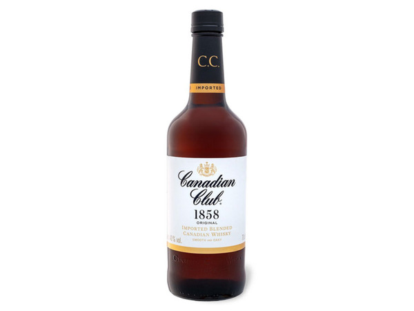 Bild 1 von Canadian Club Blended Canadian Whisky 40% Vol