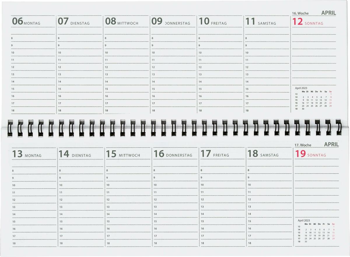 Bild 2 von Schreibtischquerkalender