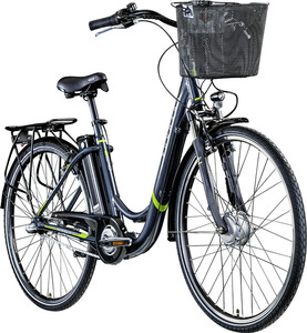 Zündapp E-Bike City 28 Zoll 3-Gang Z510, grau/grün