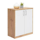 Bild 1 von Xora Kommode weiß, eichefarben , Easy , Holzwerkstoff , 2 Fächer , 72x84x36 cm , Nachbildung , Beimöbel erhältlich , 000017003304