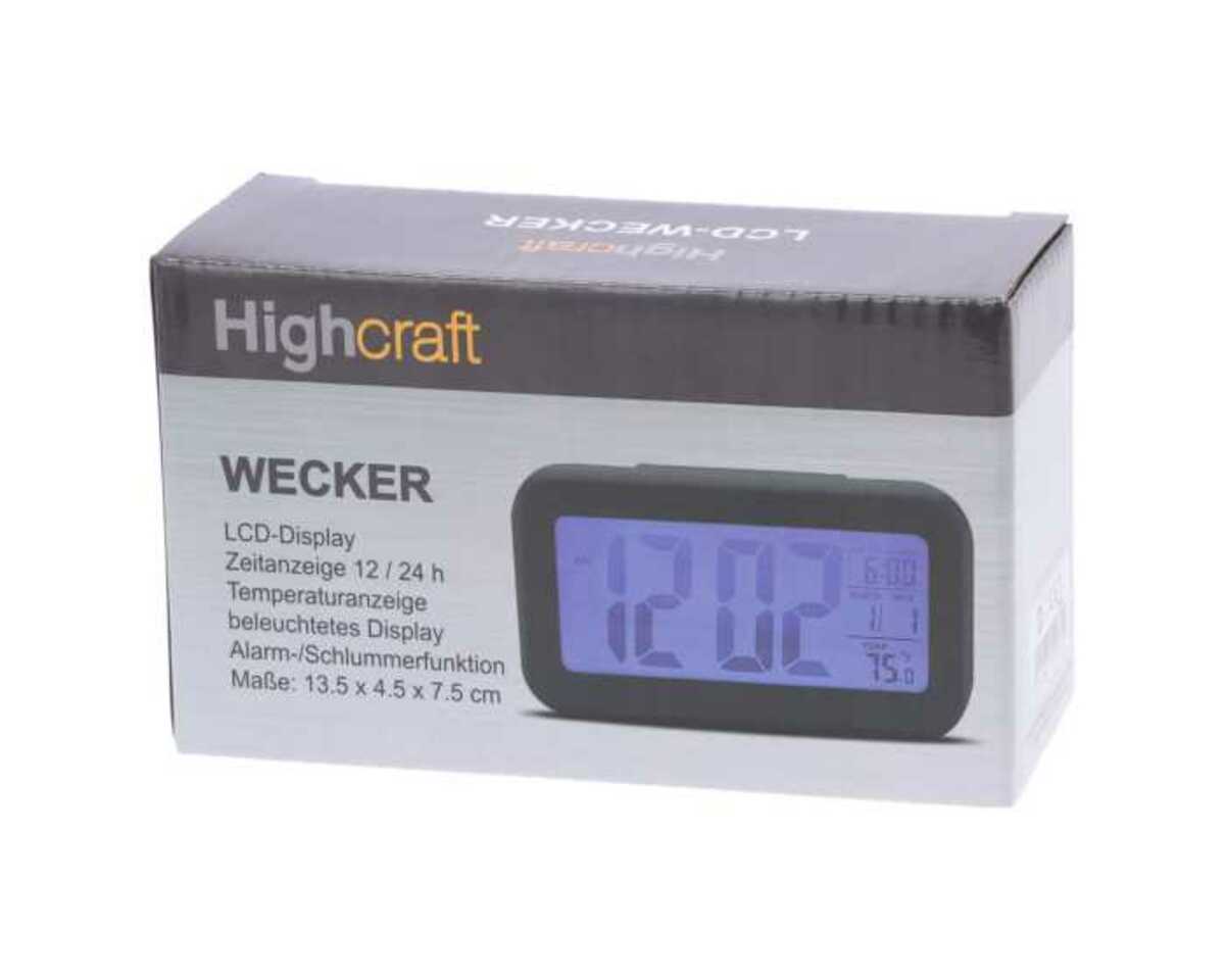 Bild 1 von Wecker digital *Highcraft* 2fach sort.
