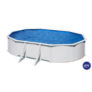 Gre Pool-Set 2024, Weiß, Metall, 375x120x610 cm, Freizeit, Pools und Wasserspaß, Pools, Aufstellpools