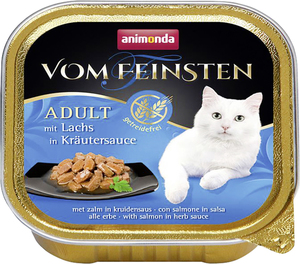 Animonda Cat Vom Feinsten mit Lachs in Kräutersauce
, 
Inhalt: 100 g