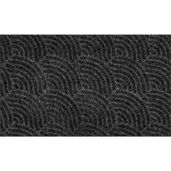 Bild 1 von Esposa Fußmatte 60/90 cm wellen dunkelgrau , Dune Waves , Textil , 60x90 cm , rutschfest, für Fußbodenheizung geeignet , 004336024692