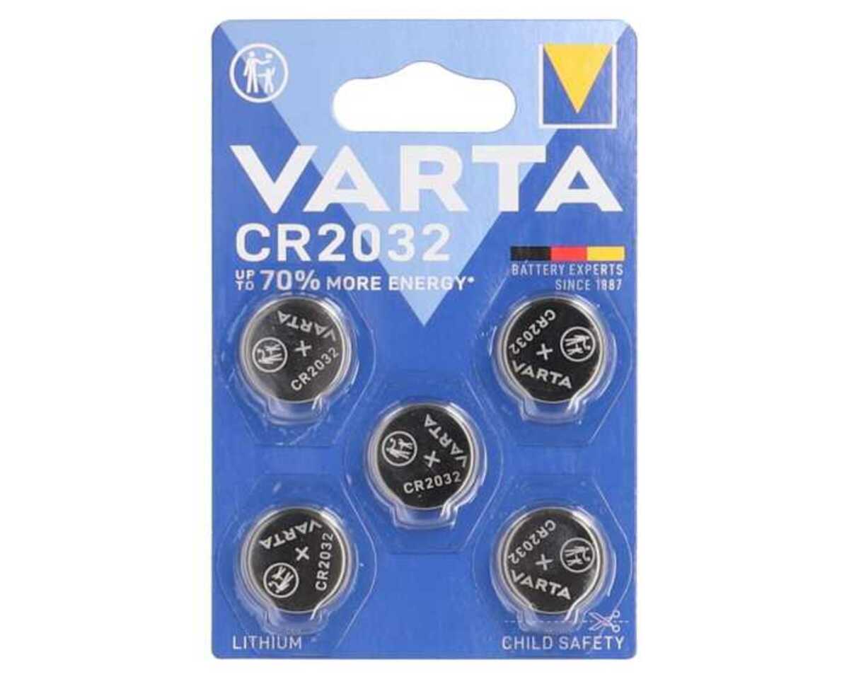 Bild 1 von Batterie VARTA Knopfzelle 5er CR2032
