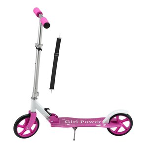 ArtSport Scooter Cityroller Mädchen Big Wheel 205mm Räder klappbar höhenverstellbar – Kinder-Roller