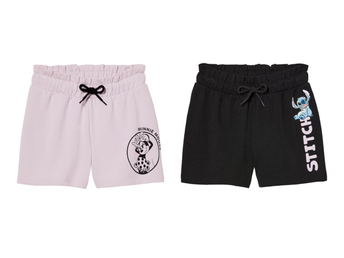 Bild 1 von Kinder Mädchen Sweatshorts mit Paperbag-Bund