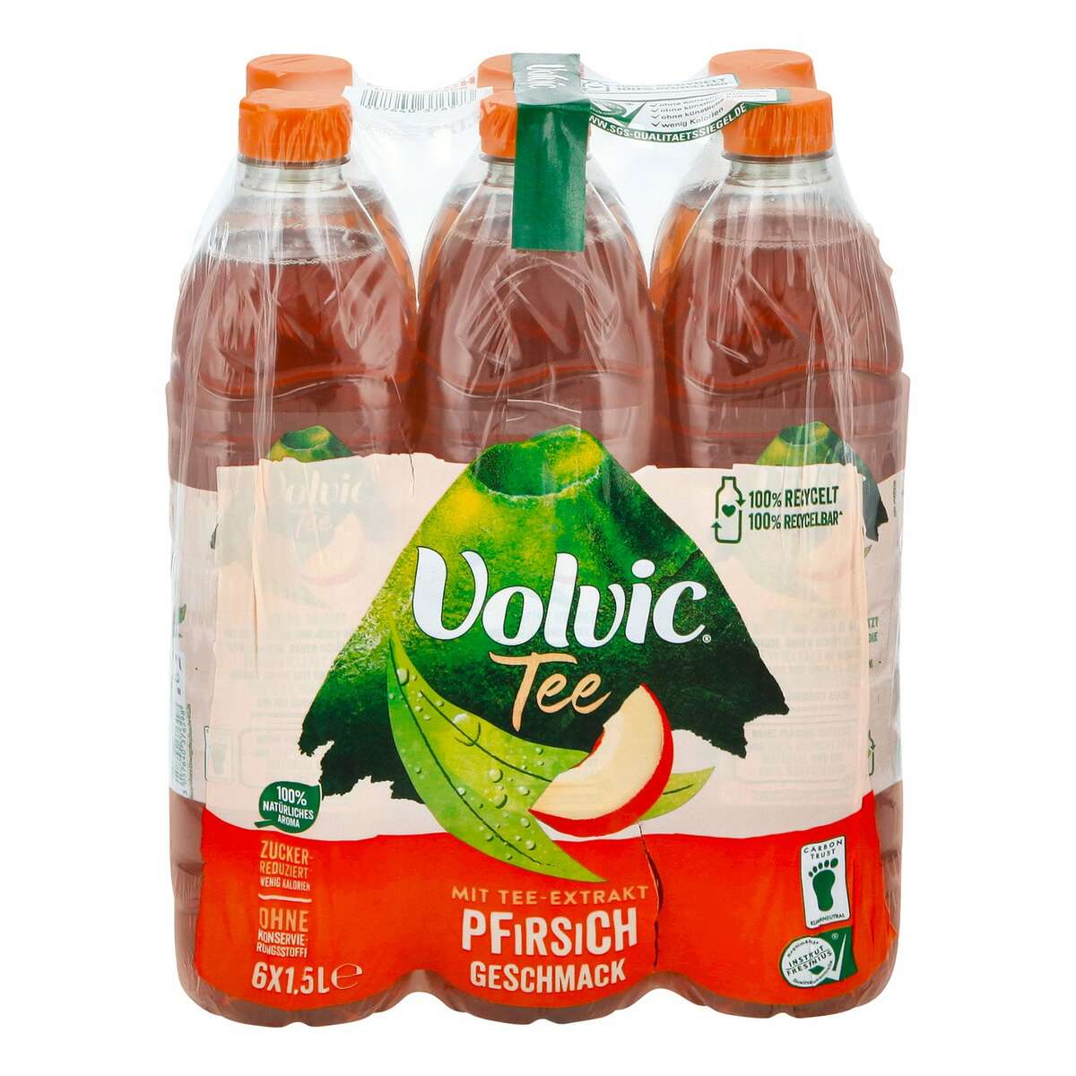 Bild 1 von Volvic Tee Creation Pfirsich 1,5 Liter, 6er Pack
