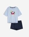 Bild 1 von Kinder Pyjama Set aus Shirt und Shorts - Print