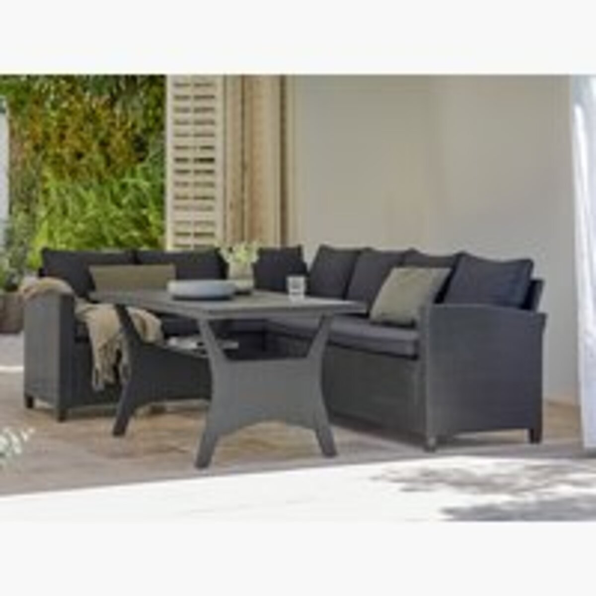 Bild 1 von Lounge-Set ULLEHUSE 6 Personen schwarz