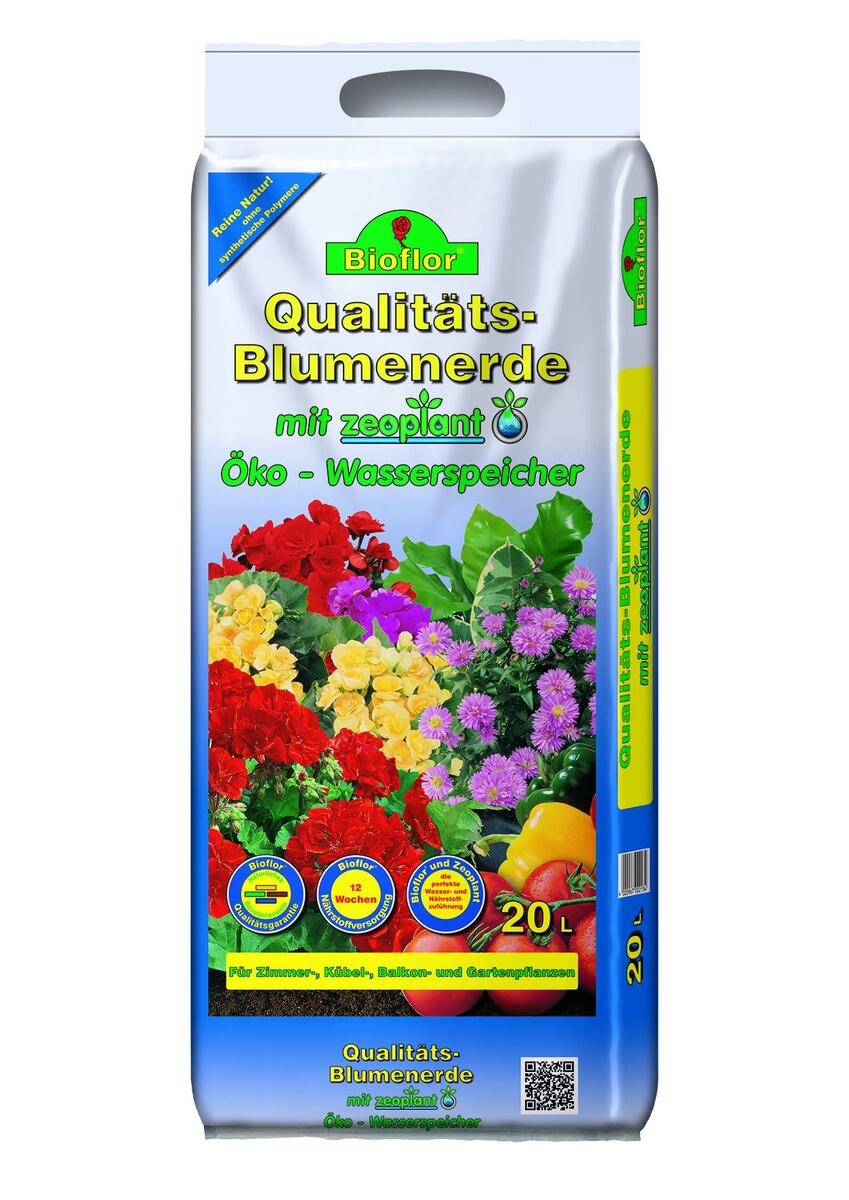 Bild 1 von Bioflor Qualitätsblumenerde 20 Liter