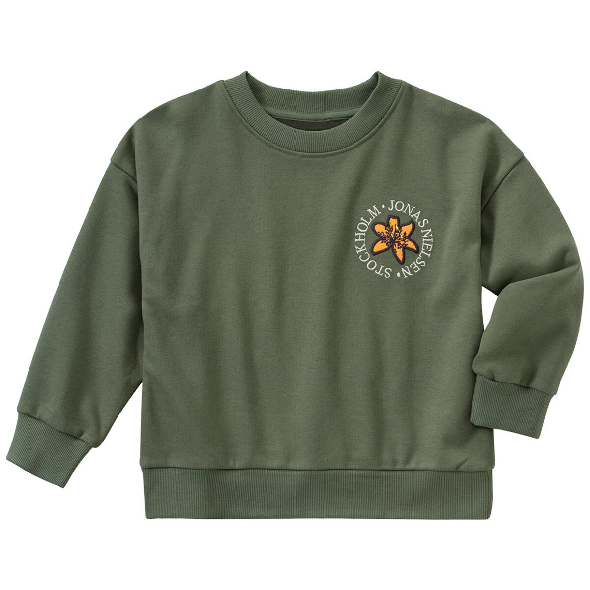 Bild 1 von Mädchen Sweatshirt mit Applikationen DUNKELGRÜN