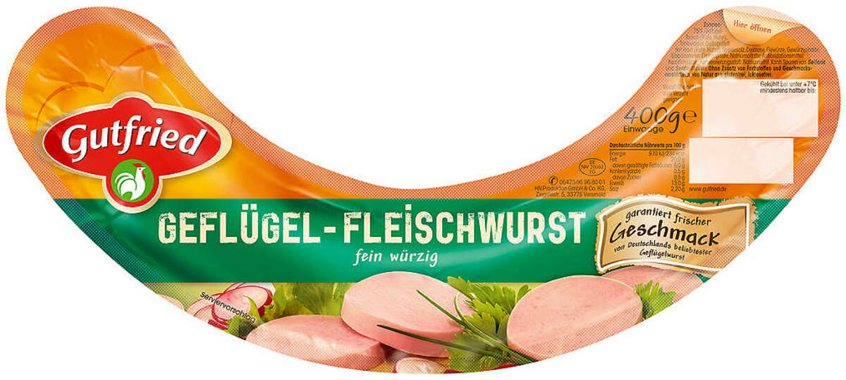 Bild 1 von GUTFRIED Geflügel- oder Hähnchen-Fleischwurst