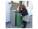 Bild 2 von HABAU Mülltonnenbox, 65 x 115 x 75 cm, mit Zinkdach, 120 Liter
