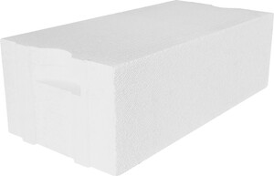 Porenbetonstein PP2-0,4, weiß, 60x20x30 cm