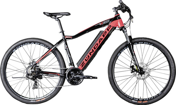 Bild 1 von Zündapp E-Mountainbike 27,5 Zoll 21-Gang Z801, schwarz/rot