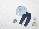 Bild 2 von lupilu® Kleinkinder Jungen Pyjama Nicki, aus weicher Nicki-Qualität