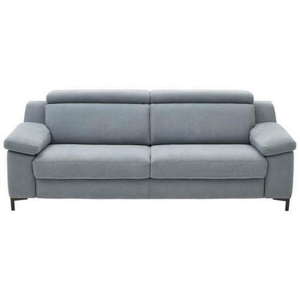 Bild 1 von Valdera Sofa , System Comfort Plus -Exclusiv- , Pastellblau , Textil , 3-Sitzer , 218x84-104x104 cm , pulverbeschichtet,Chenille , Typenauswahl, Fußauswahl, Lederauswahl, Stoffauswahl, Armteilvarian