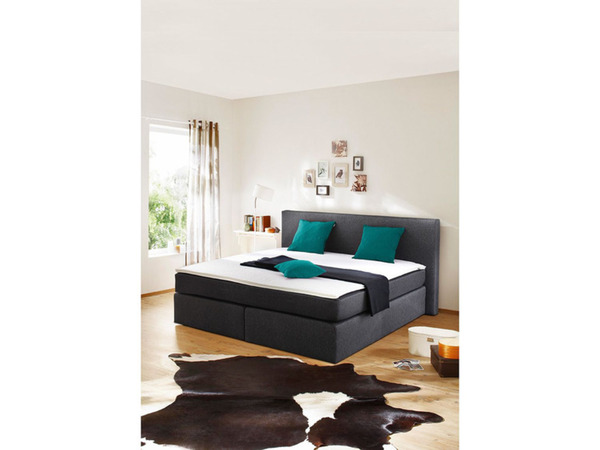 Bild 3 von SUN GARDEN Boxspringbett »DARWIN«, Komfortschaum-Topper, Federkernmatratze und Kopfteil
