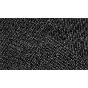 Esposa Fußmatte 60/90 cm streifen dunkelgrau , Dune Stripes , Textil , 60x90 cm , rutschfest, für Fußbodenheizung geeignet , 004336024992